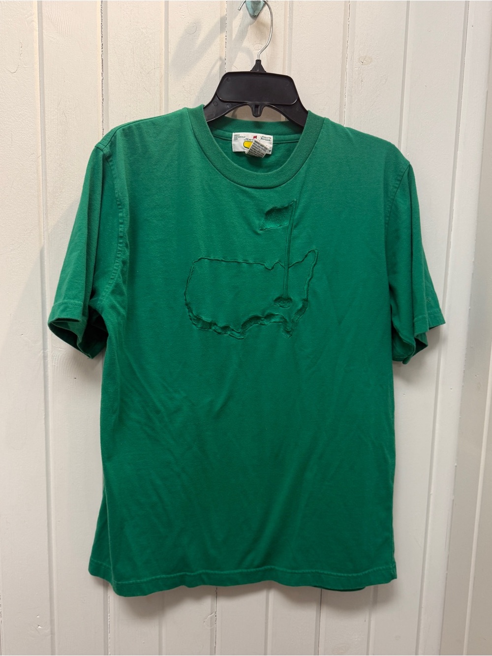 Vintage Masters Augusta National Golf Club T Shirt Ladies Tonal Embossed Logo